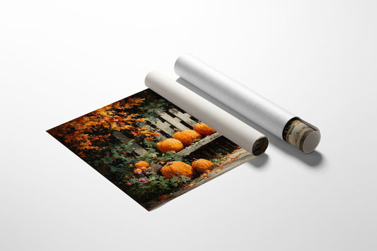 Harvest Glow Beneath Autumn Leaves