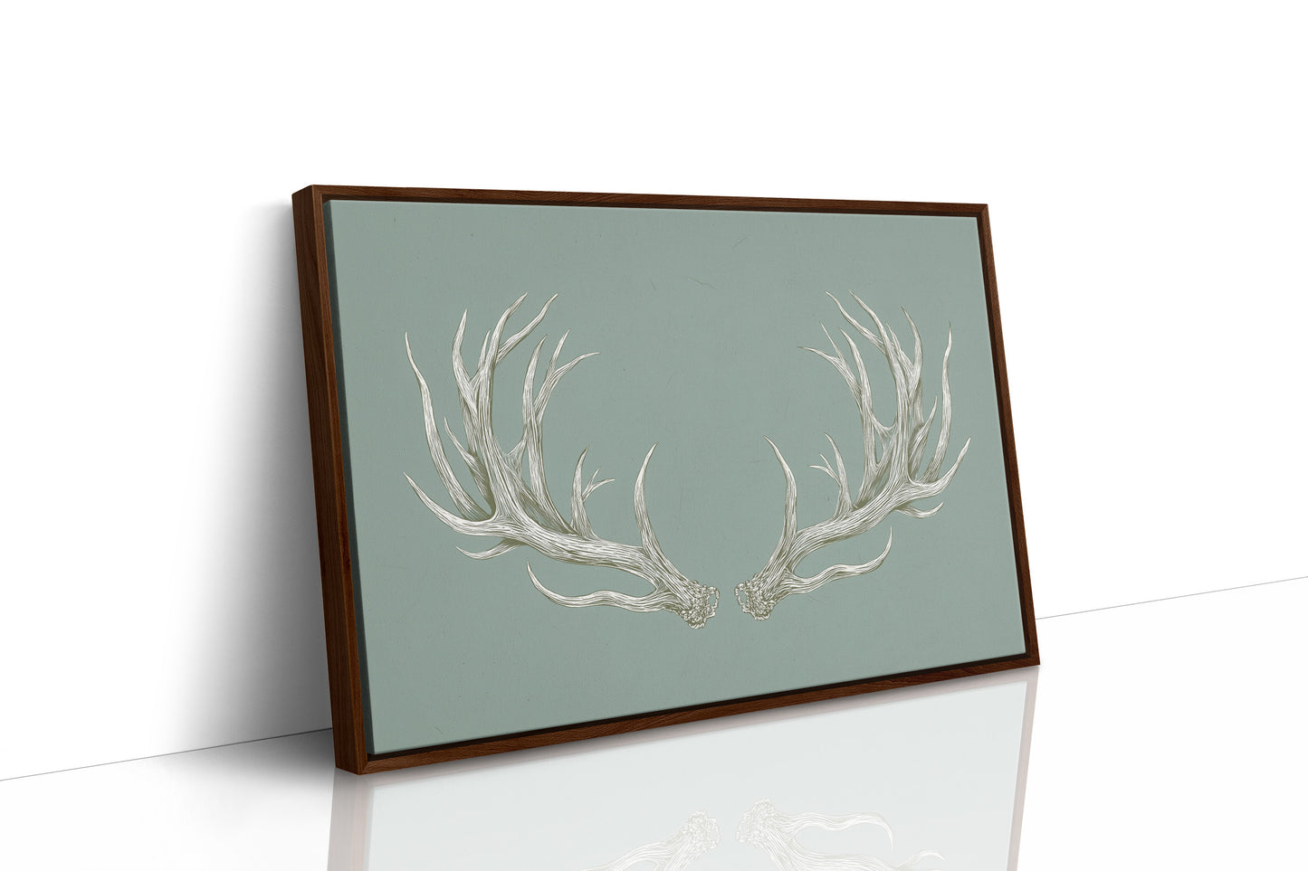 Winter Antlers Paint Sage Stories