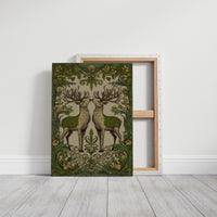 Winter Stags Dance Among Vines