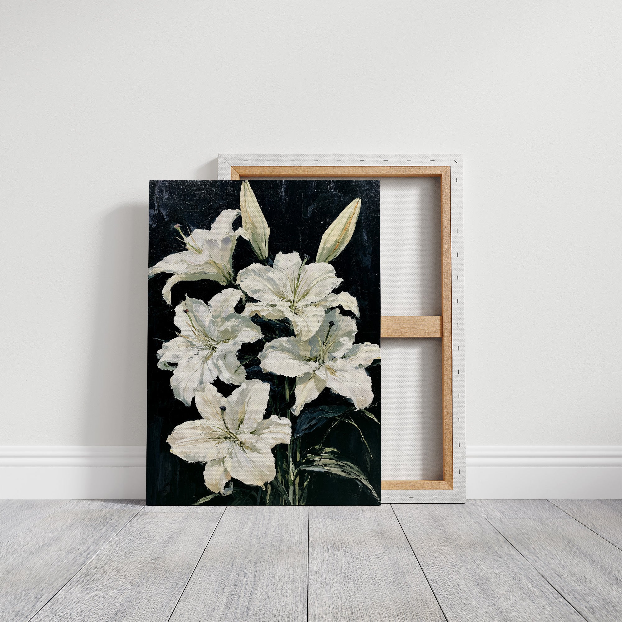 Lilies Against the Dark