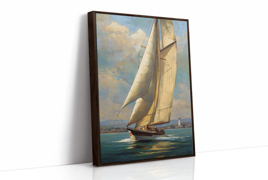 Sails Catch Afternoon's Golden Promise