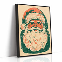 Retro Riso Santa Face