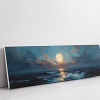 Moonlight Over Restless Waves