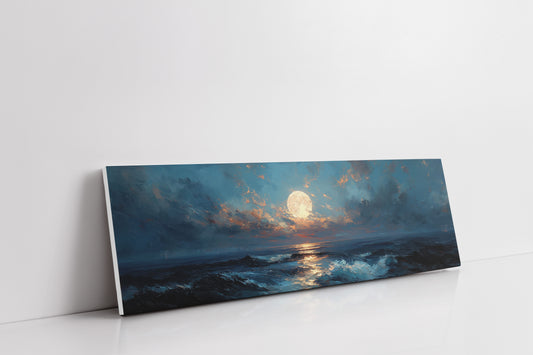 Moonlight Over Restless Waves