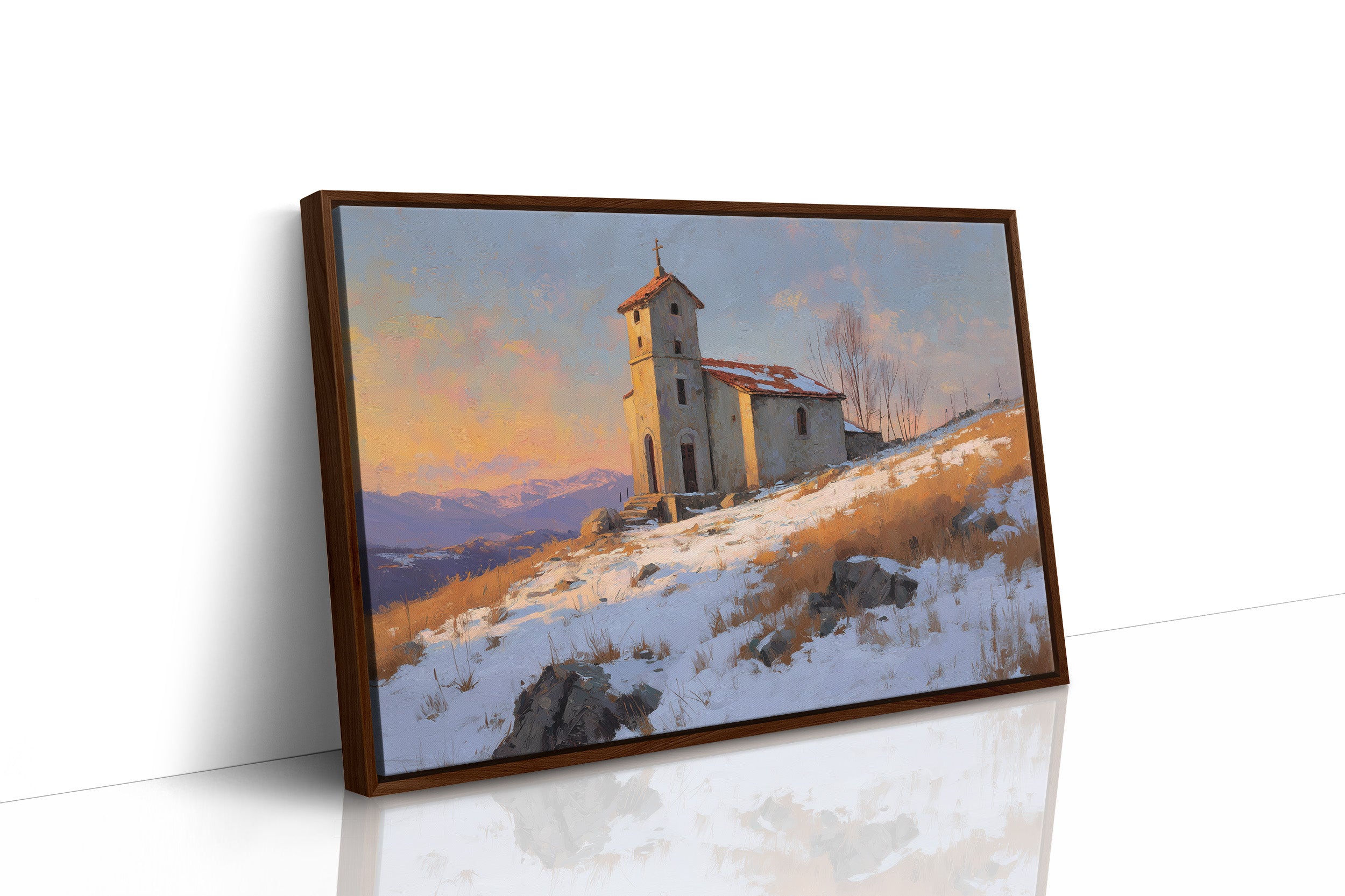 Winter Chapel Keeps Mountain Watch