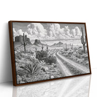 Where the Desert Road Wanders