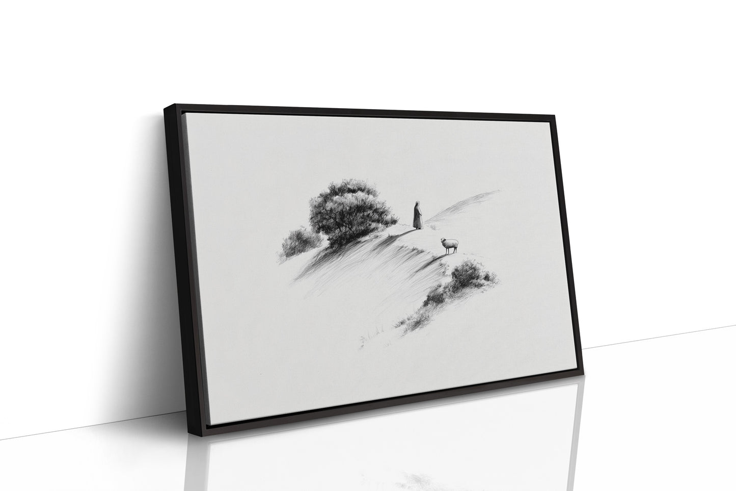 Solitude Atop Windswept Hills