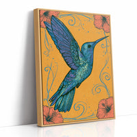 Hummingbird In Ornamental Bloom