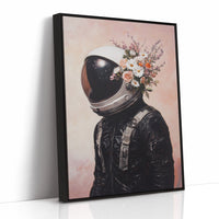 Astronaut with Blossoms on Blush