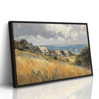 Sailboats Dance Past Golden Hills