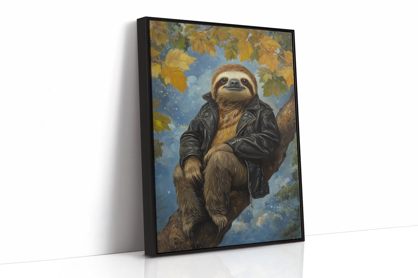 Sloth in a Leather Jacket