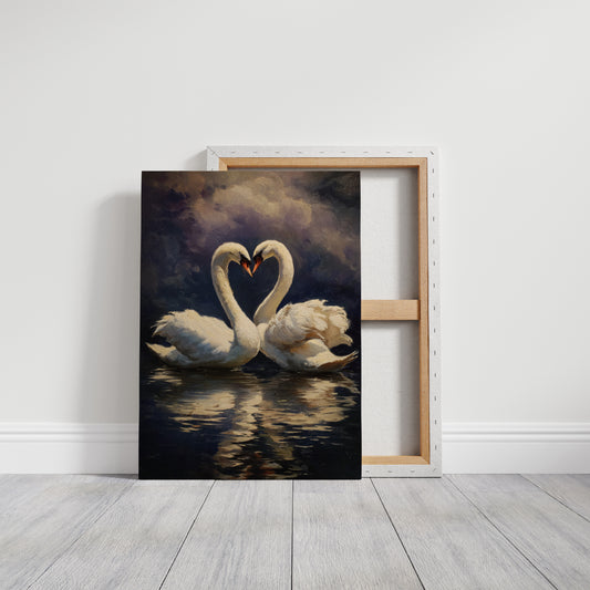 Hearts Entwined in Still Waters
