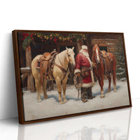 Ranch Horses Share Christmas Eve Magic