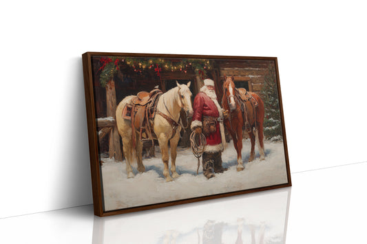 Ranch Horses Share Christmas Eve Magic