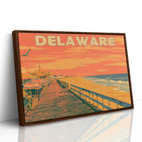 Delaware Boardwalk Sunset