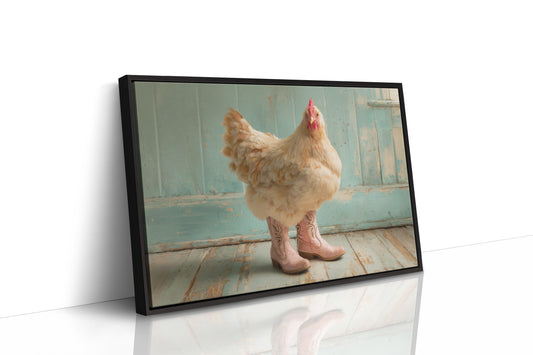 Barnyard Fashionista Struts Her Stuff