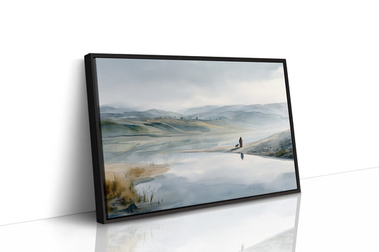 Solitude By The Misty Lake