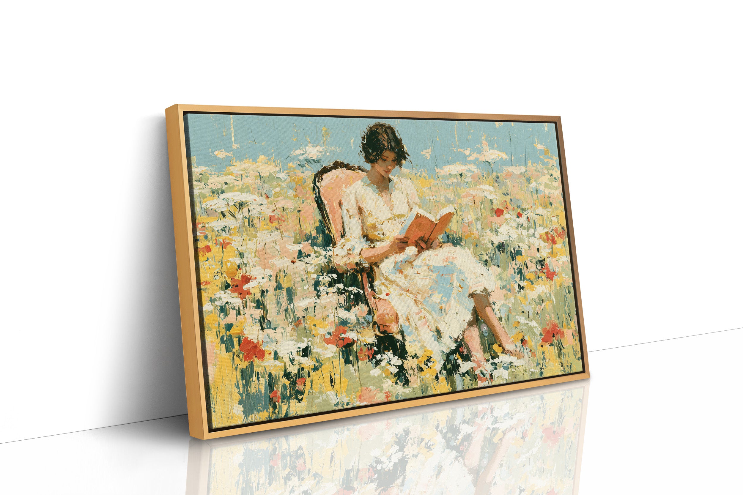 Reading Among the Wildflowers