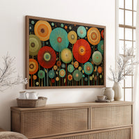 Midnight Garden Blooms In Color