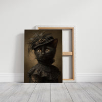 Regal Feline in Victorian Attire