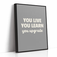 You Live You Learn You Upgrade