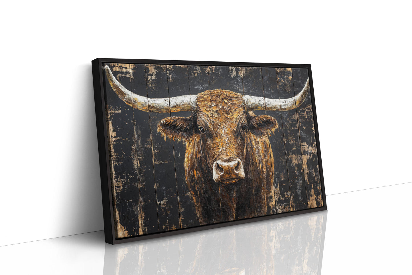 Highland Cattle Wears Autumn's Crown