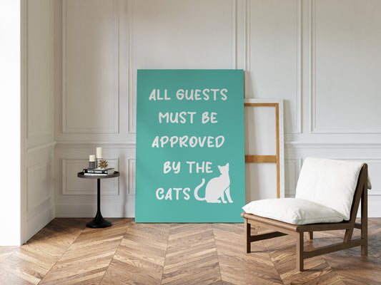 Entrance Requires Feline Approval