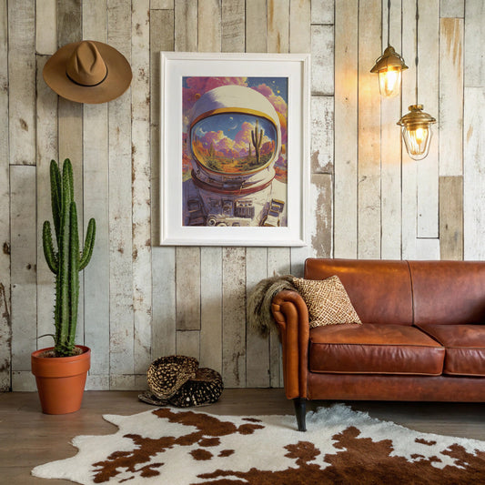 Space Cowboy's Desert Dream Reflection