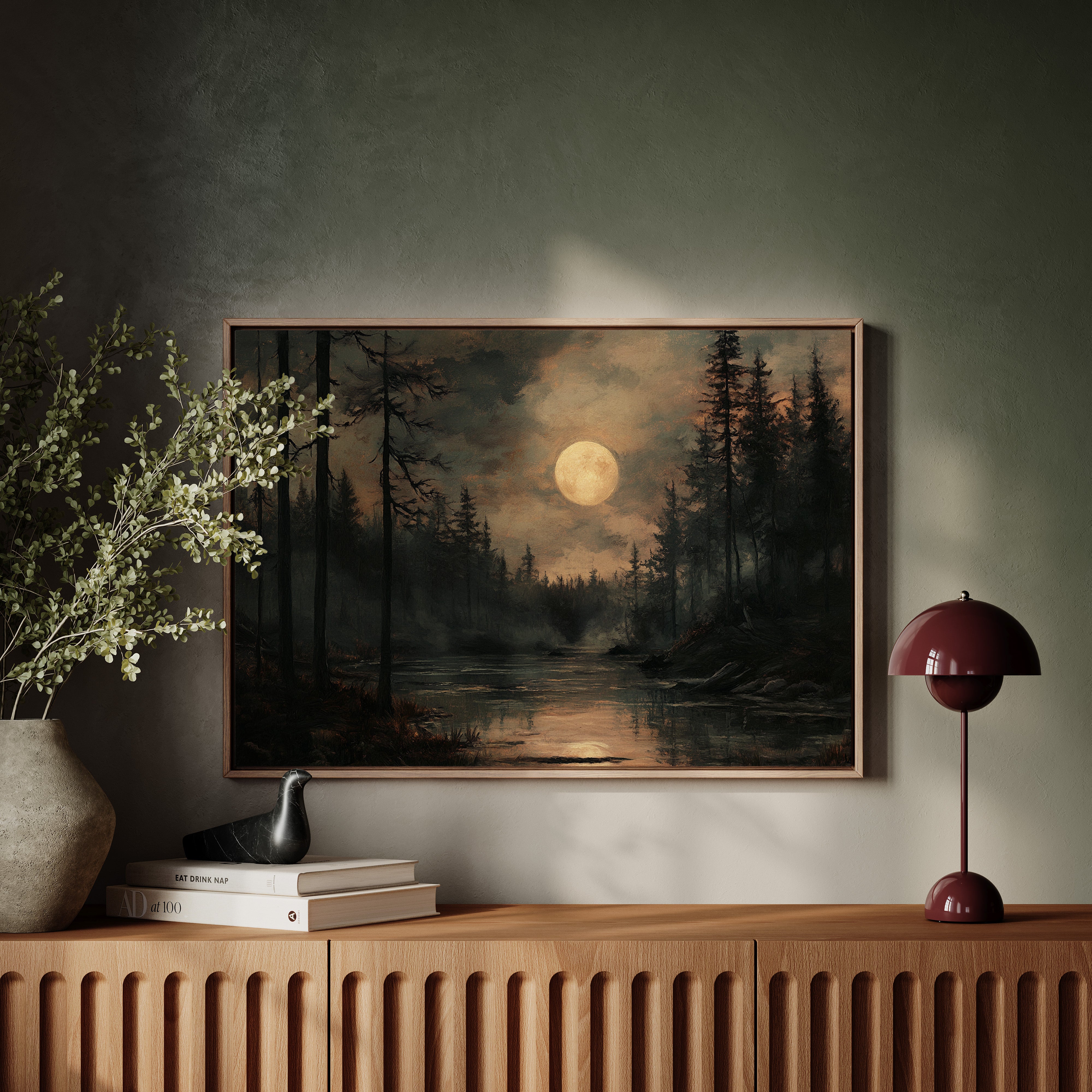 Moonlit River Carries Ancient Songs