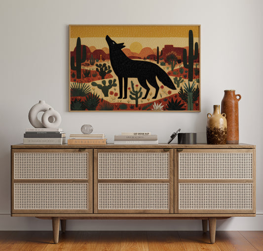 Coyote Songs Paint Desert Gold