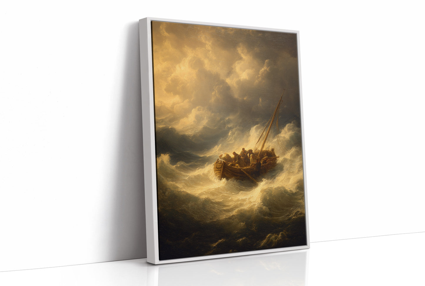 Sailors Brave The Tempest's Fury