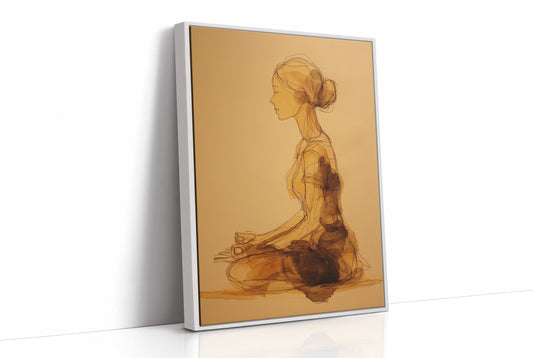 Sepia Lines Draw Morning Peace