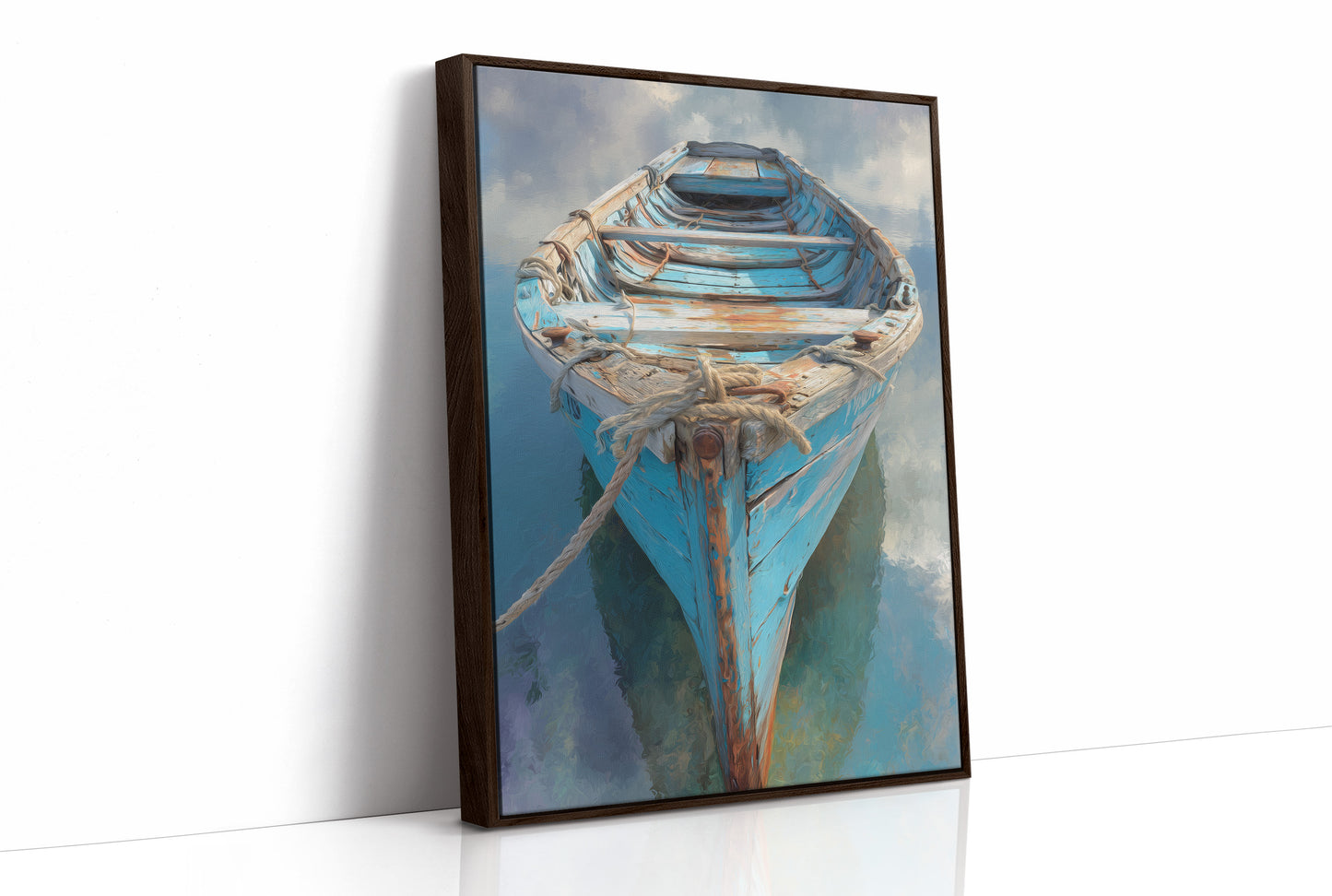 Azure Vessel Awaits The Tide