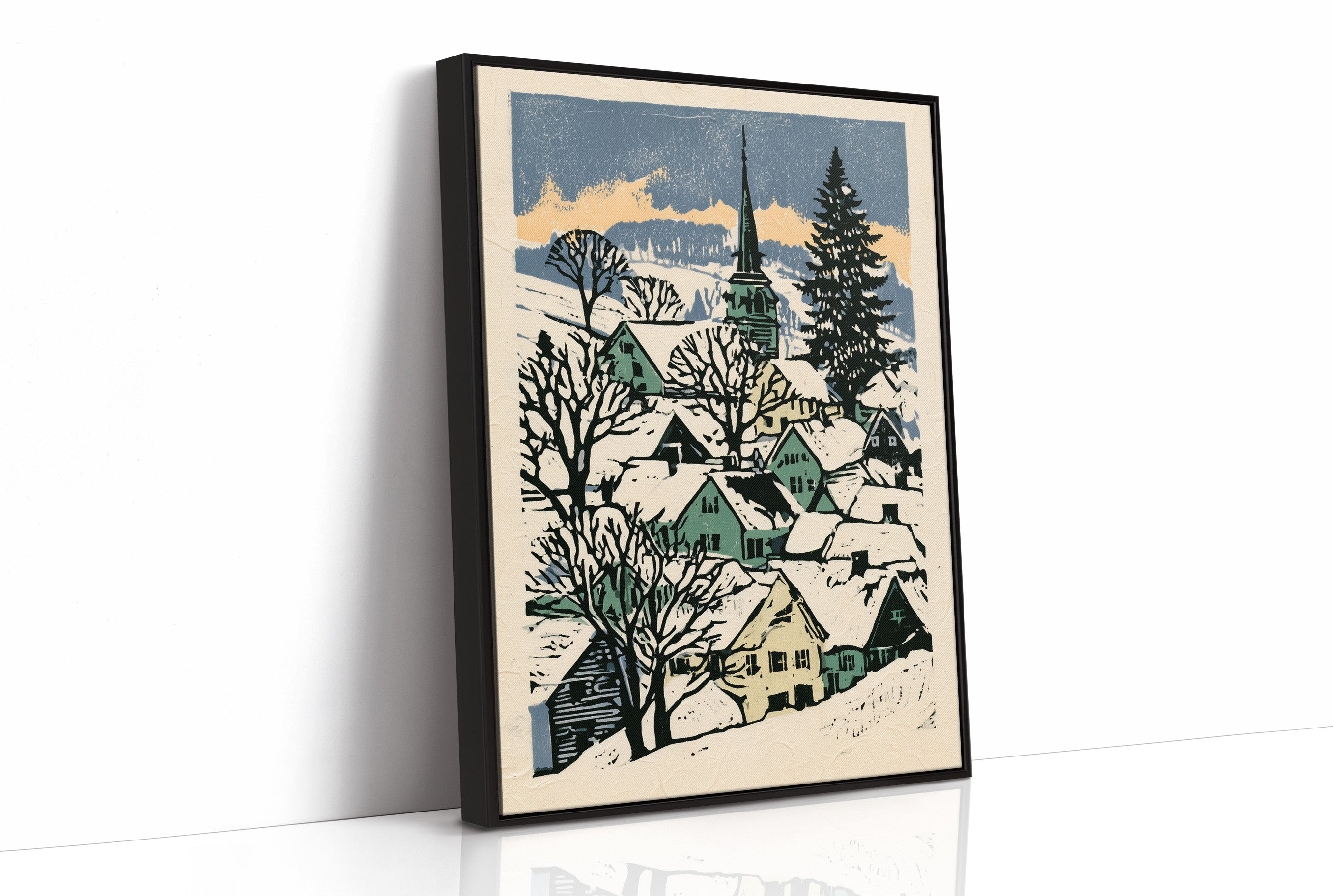Snowbound Village Spire