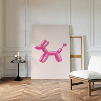 A Playful Moment in Pink