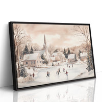 Winter's Dance On Village Ice