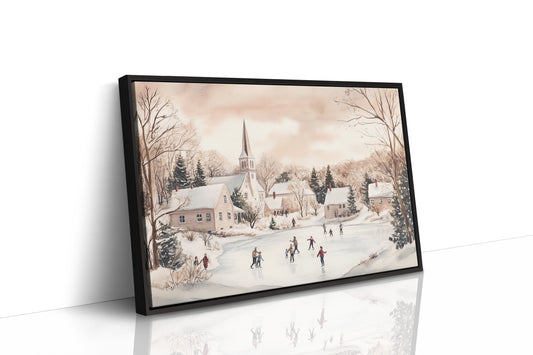 Winter's Dance On Village Ice