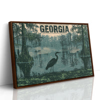 Georgia Cypress Swamp Heron