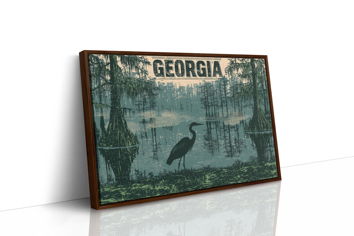 Georgia Cypress Swamp Heron