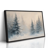 Evergreens Dance Through Winter's Light