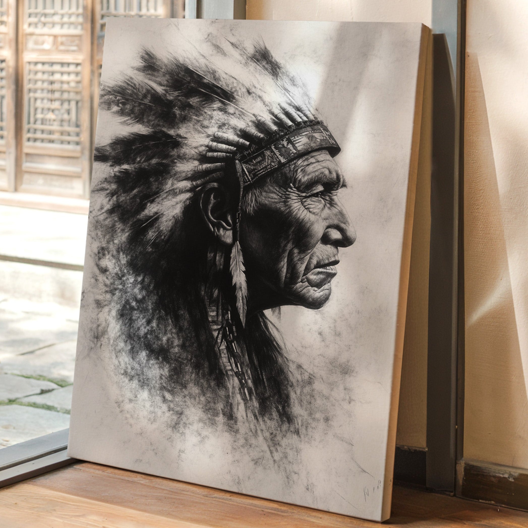 Elder Spirit in Charcoal