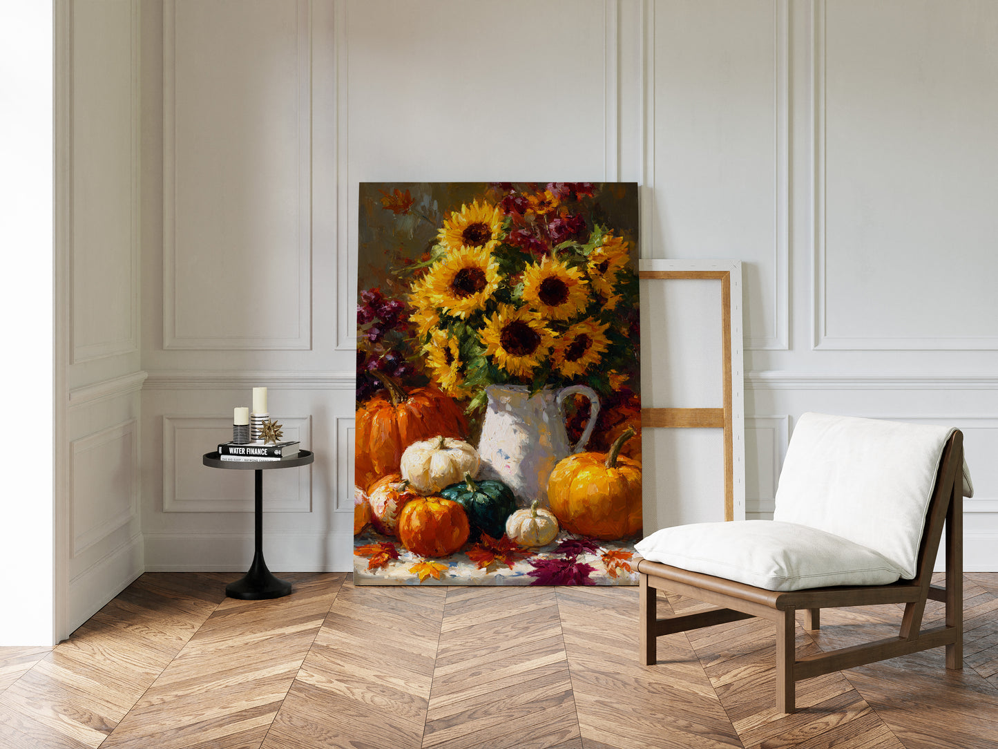 Autumn's Warmth In Sunflower Light