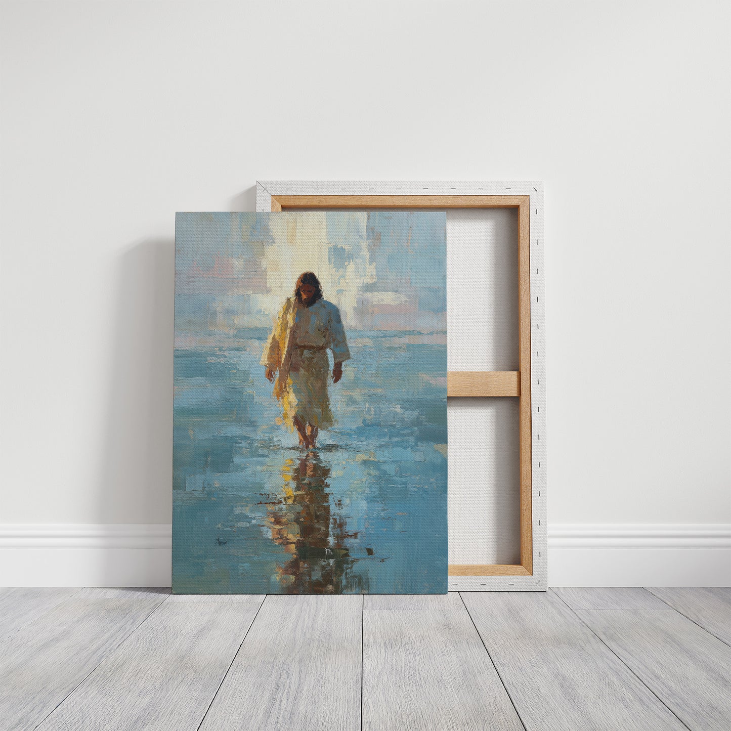 Solitary Path Through Azure Waters