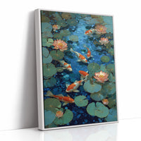 Koi Dance Through Lotus Dreams