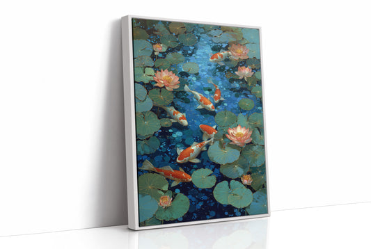 Koi Dance Through Lotus Dreams