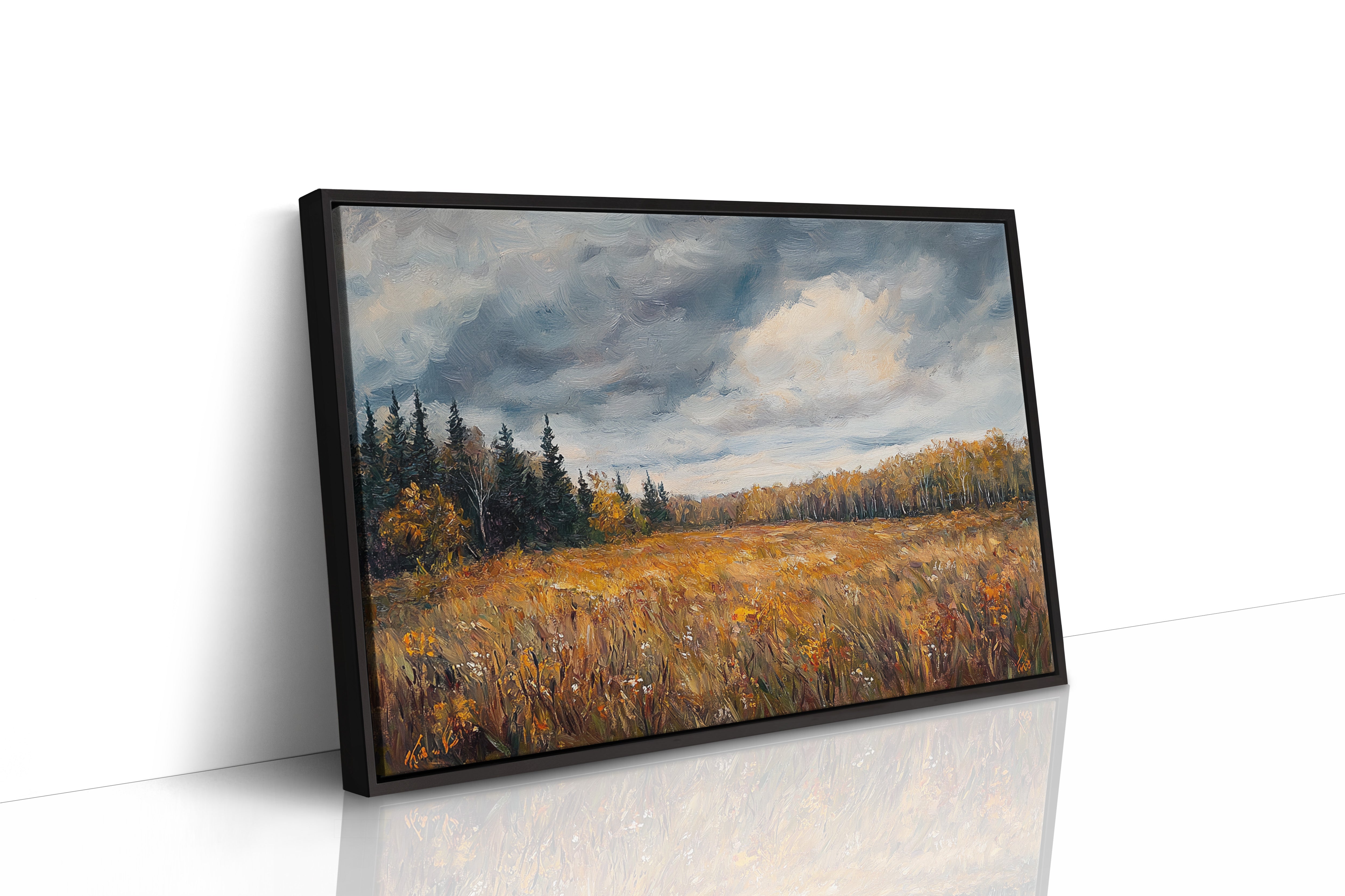 Autumn Prairie Holds Golden Hours