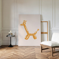 A Giraffe's Playful Journey
