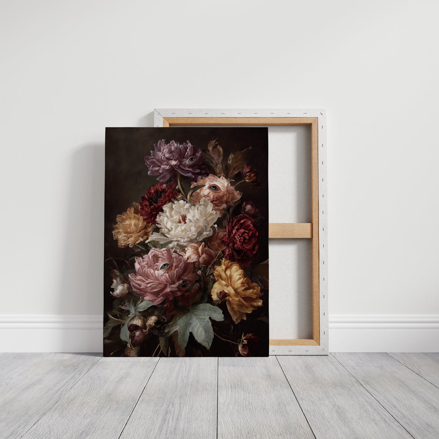 Gaze Among Petals' Secrets