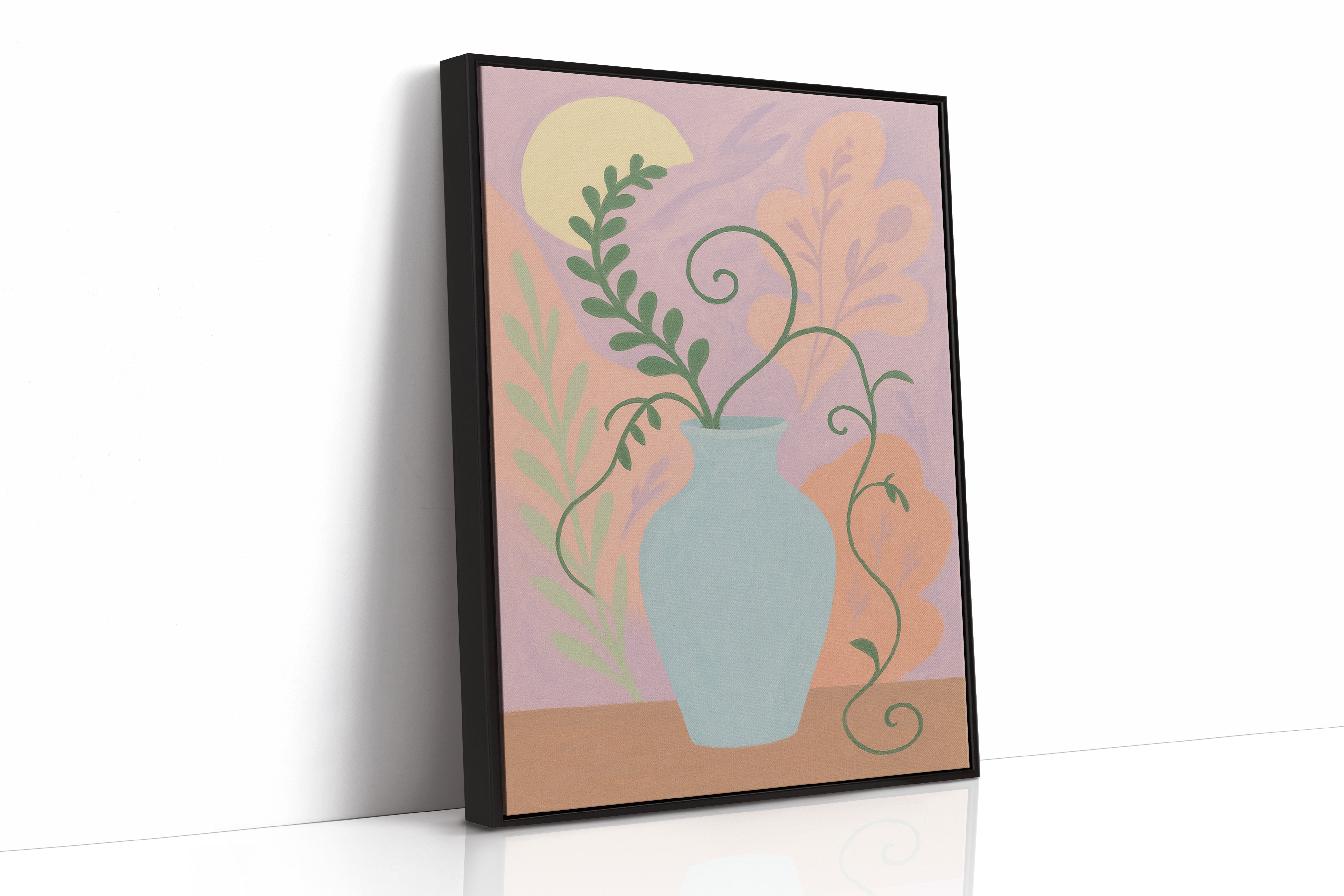 Sunny Fruit Bowl on Blue