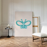 Turquoise Wings Paint Morning Fresh